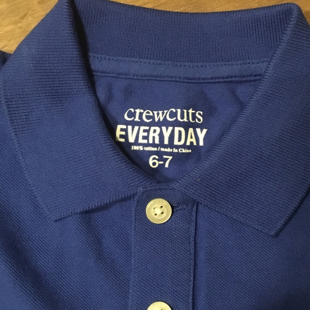 New w/tags Crewcuts shirt little boys size 6-7